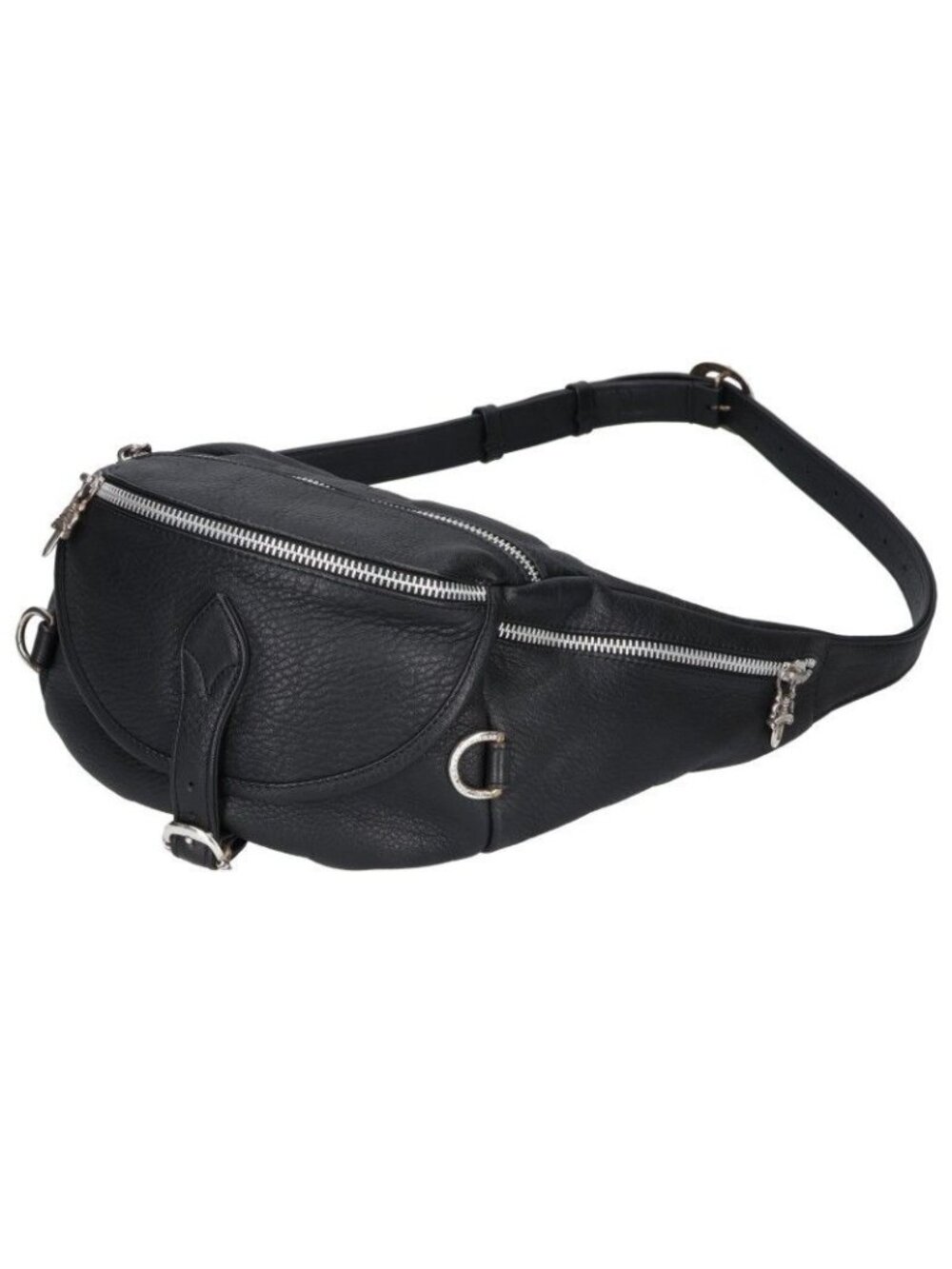 Chrome Hearts 1 Snat Pack Dagger Zip Gunslinger Belt Leather Bag
